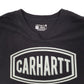 Mens Black Carhartt   T Shirt