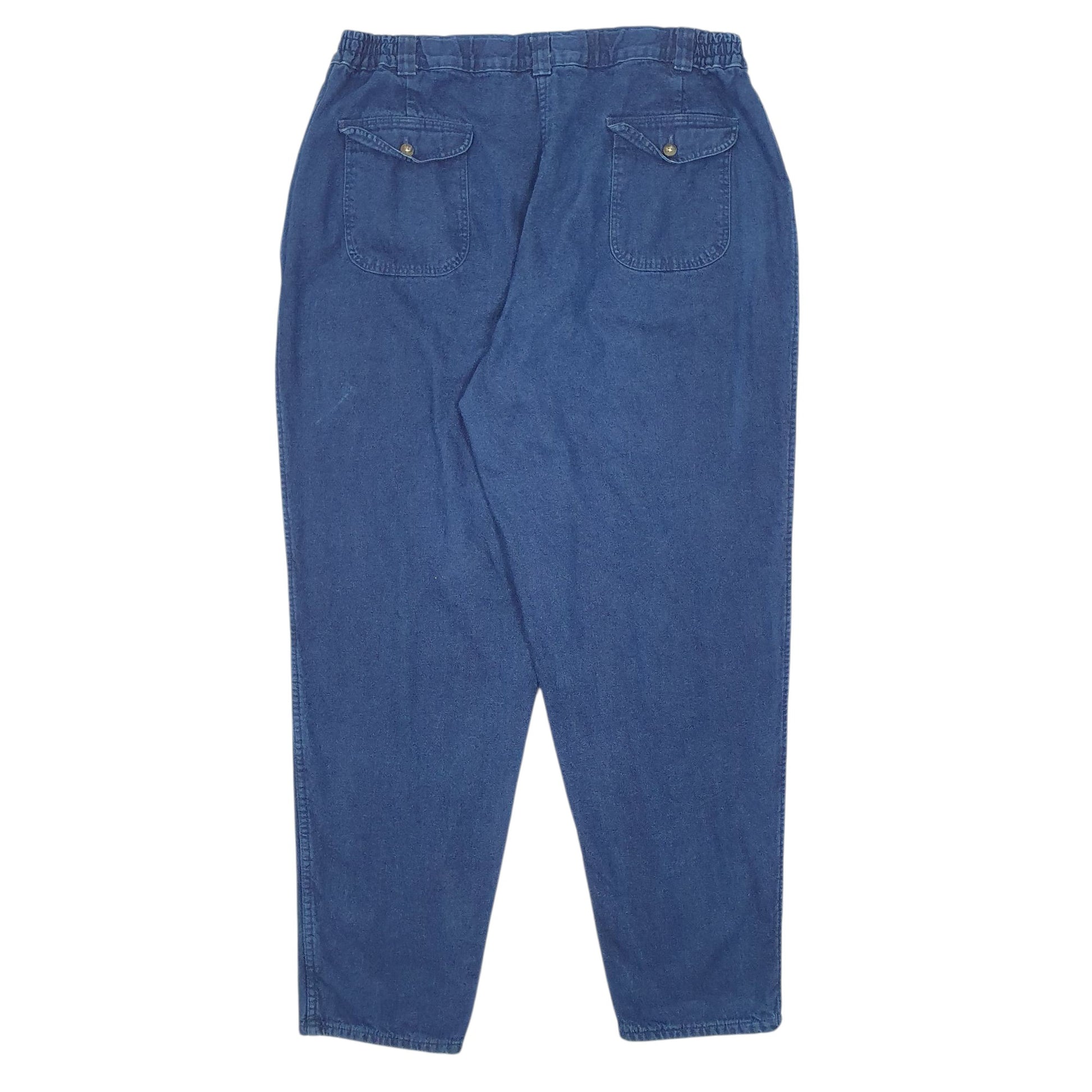 Womens Navy L.L.Bean Blanket Lined Made In USA 80s  Jeans