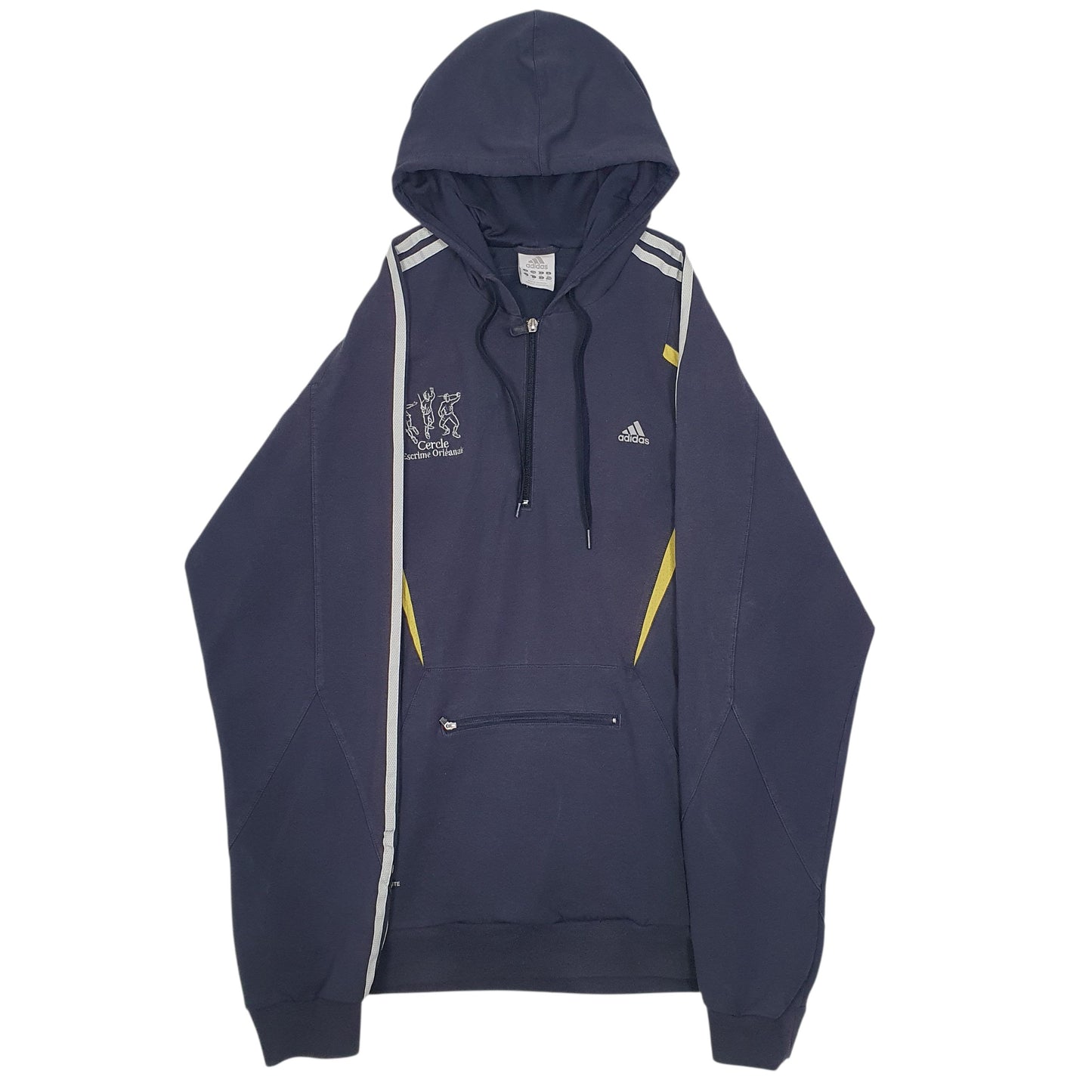 Mens Navy Adidas  Hoodie Jumper