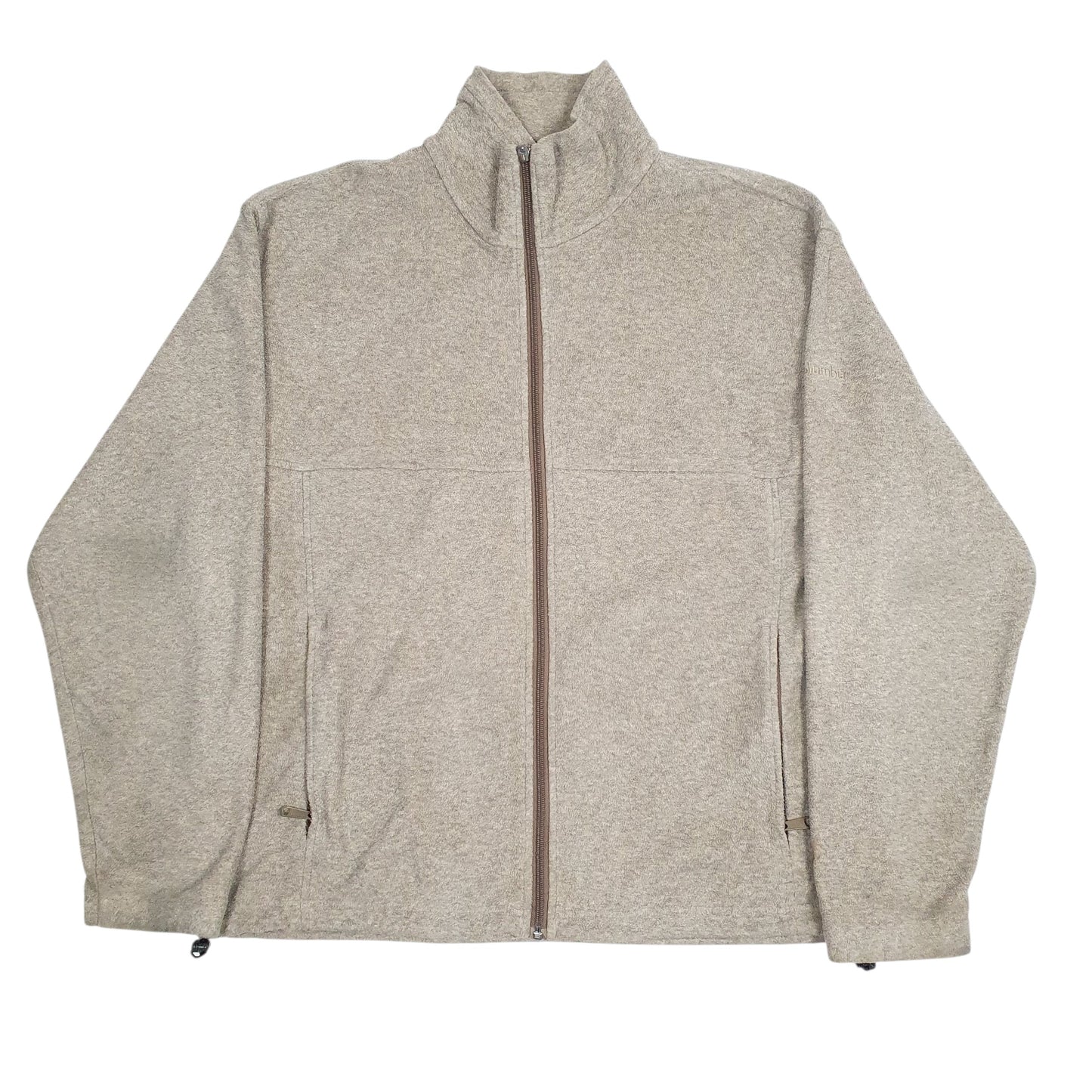 Mens Brown Columbia Sportswear Company  Full Zip Jumper