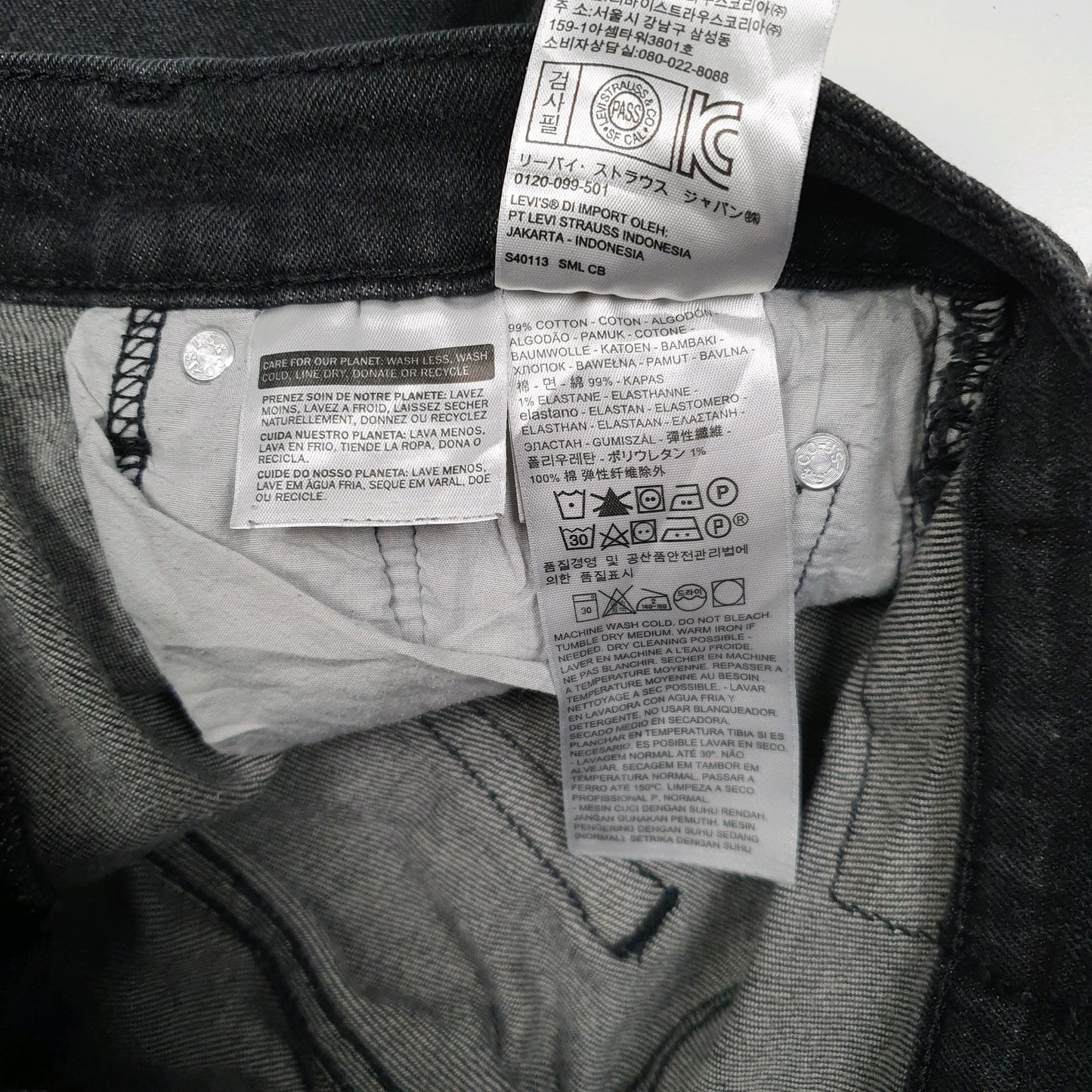 Mens Grey Levis   Jeans