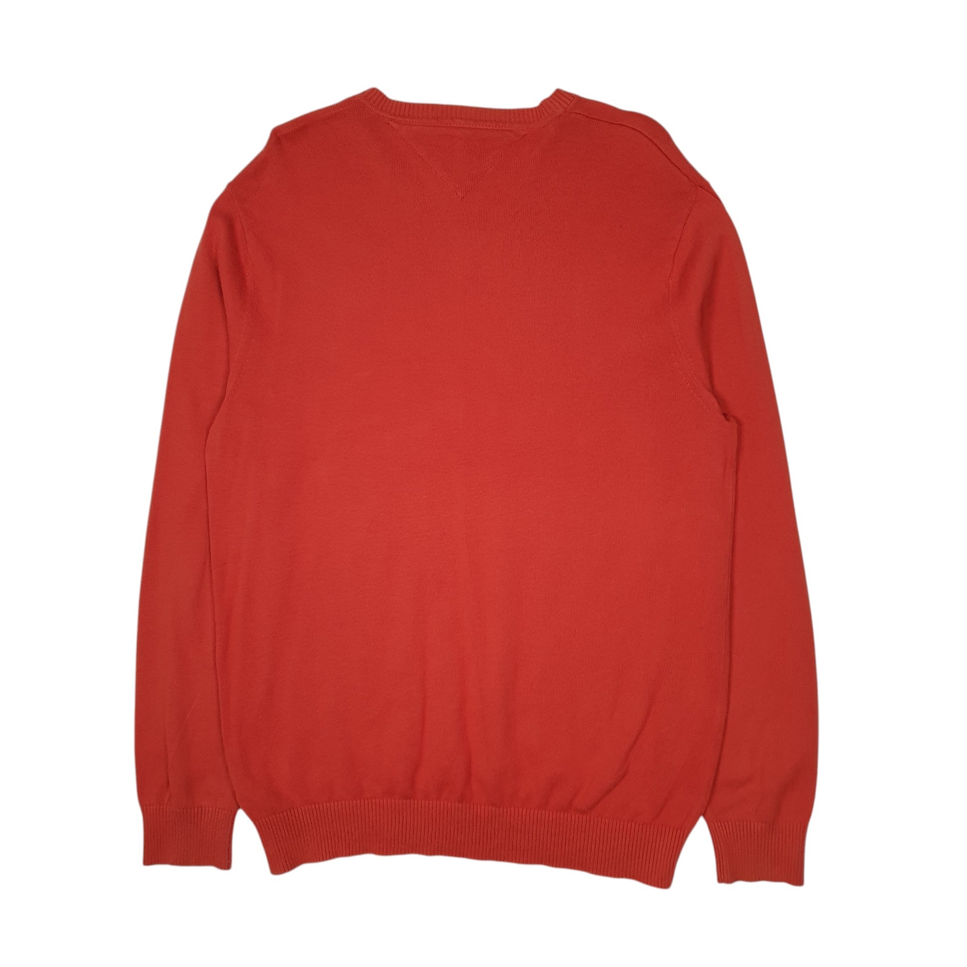 Mens Orange Tommy Hilfiger  Crewneck Jumper