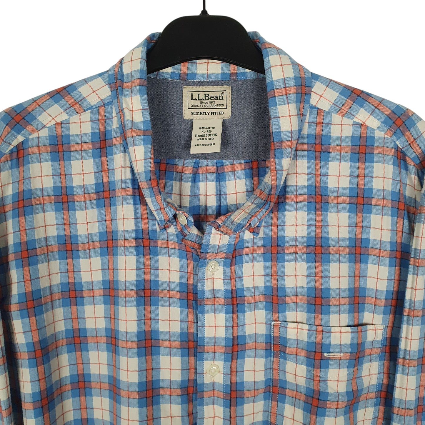 Mens Blue L.L.Bean   Shirt