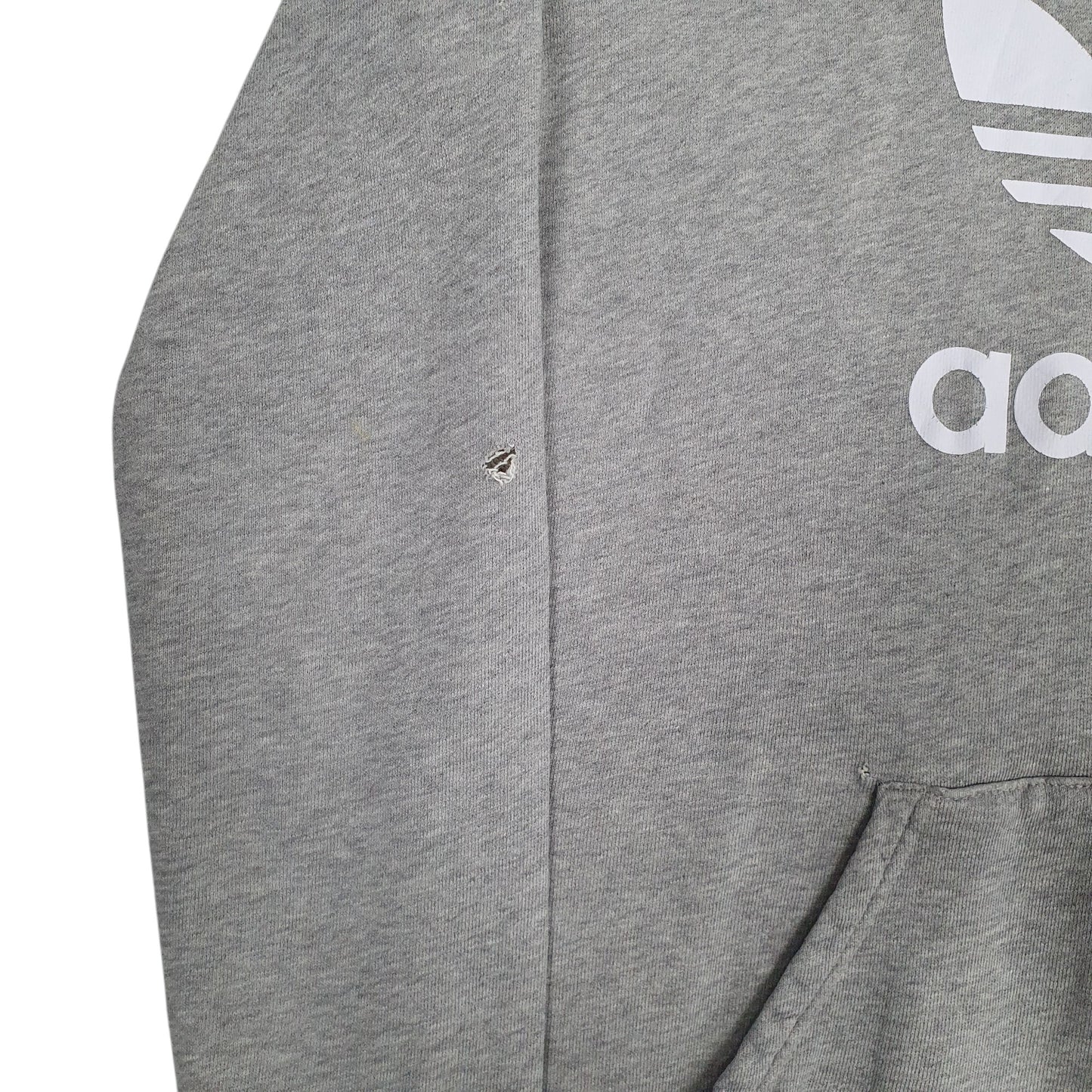 Mens Grey Adidas  Hoodie Jumper