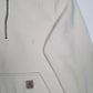 Womens White Carhartt  Quarter Zip Jumper