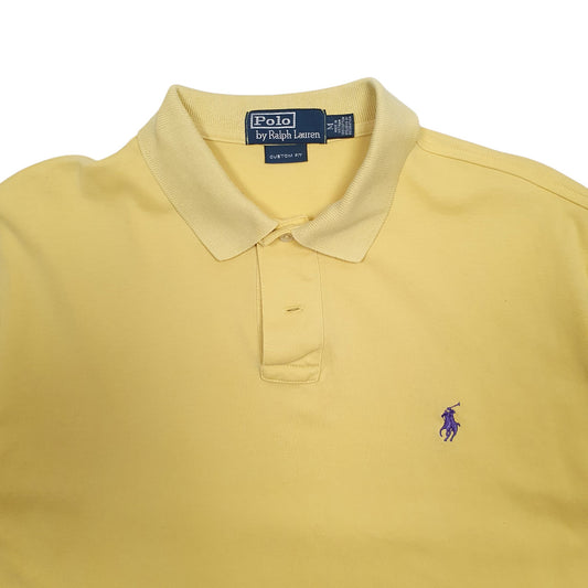 Mens Yellow Polo Ralph Lauren   Polo Shirt