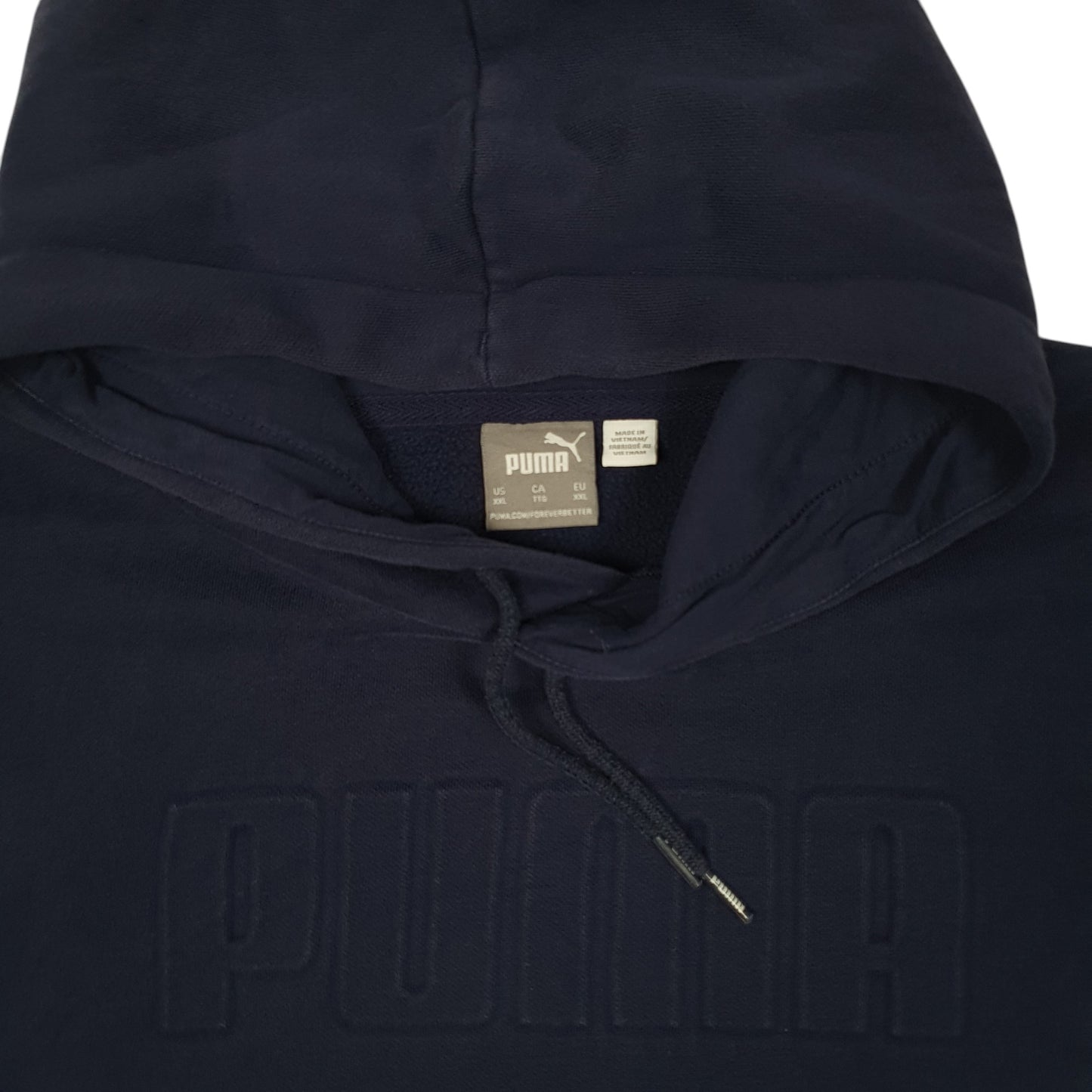 Mens Navy Puma  Hoodie Jumper