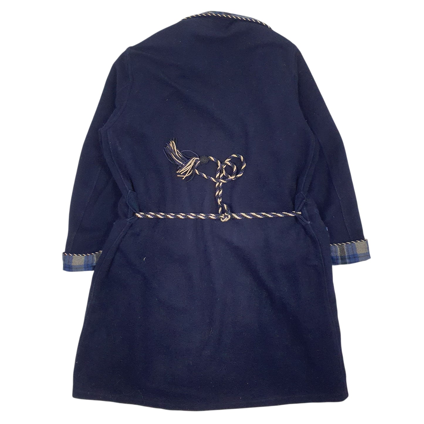 Mens Navy Nomad Vintage Made In England Longlined Full Zip Coat