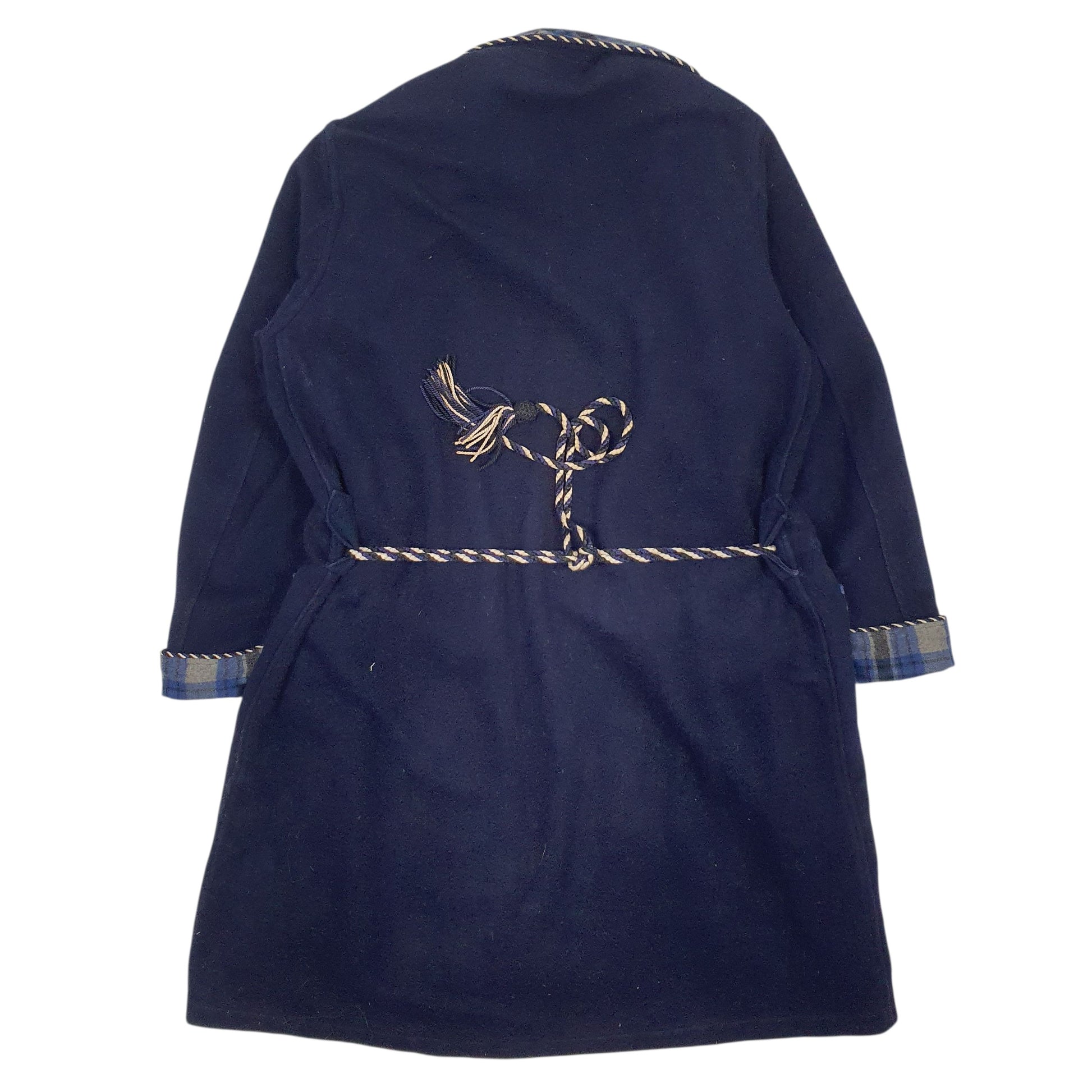 Mens Navy Nomad Vintage Made In England Longlined Full Zip Coat