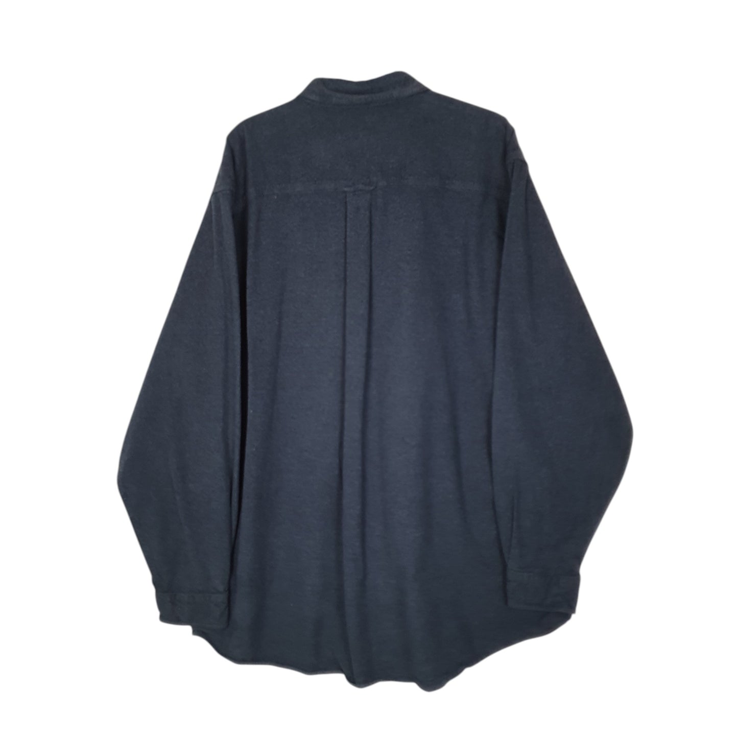 Mens Navy Woolrich Thick Chamois  Shirt