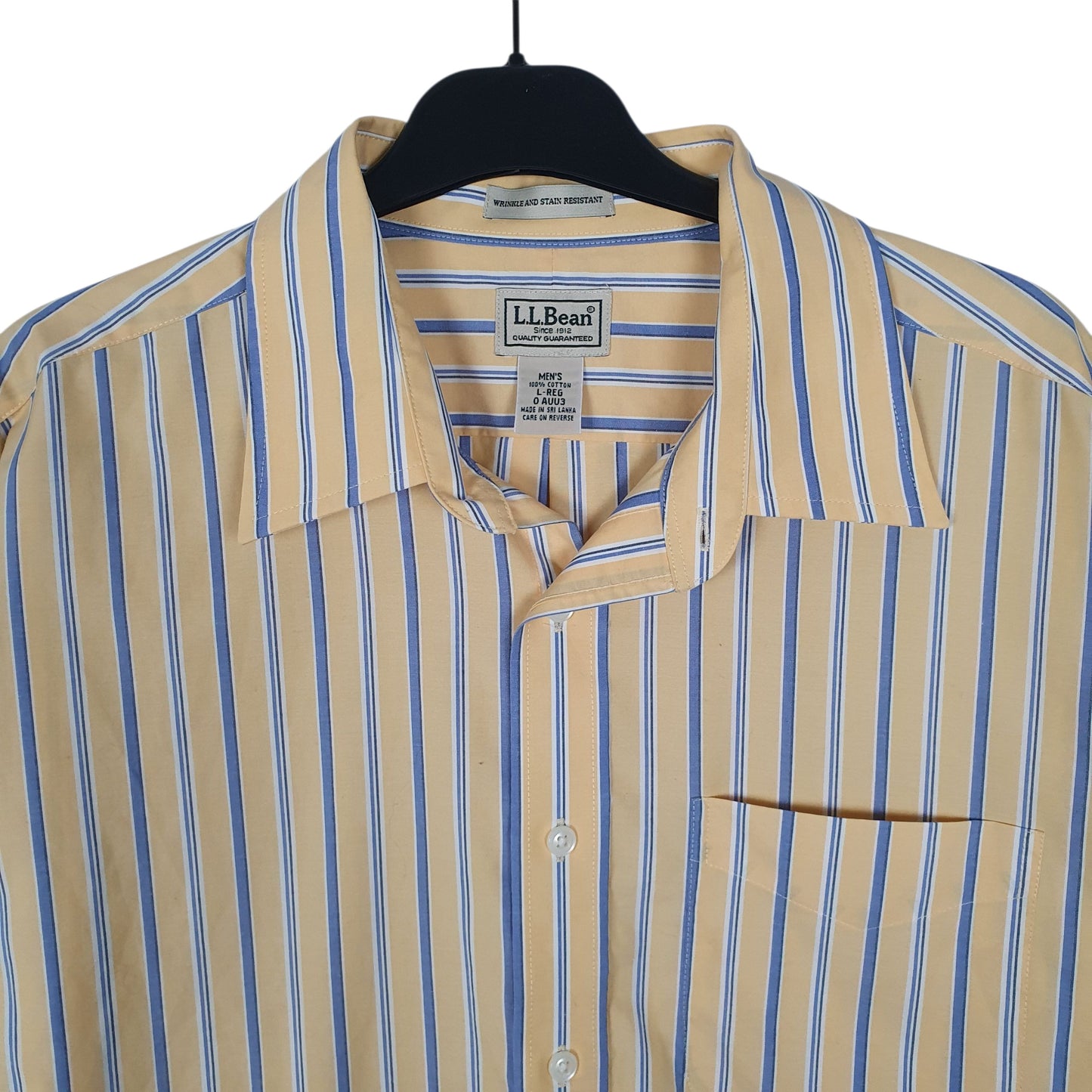 Mens Yellow L.L.Bean   Shirt