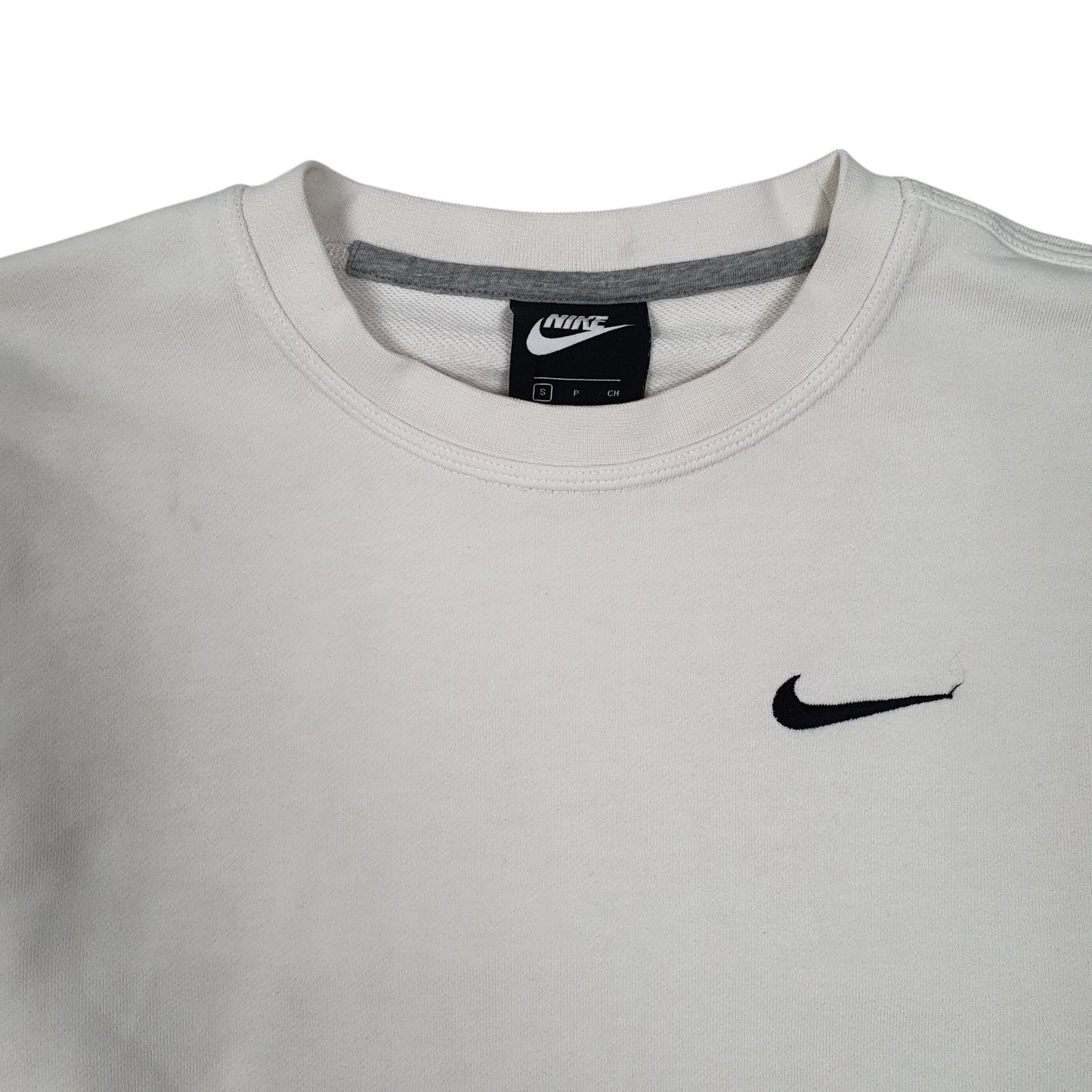 Mens White Nike  Crewneck Jumper
