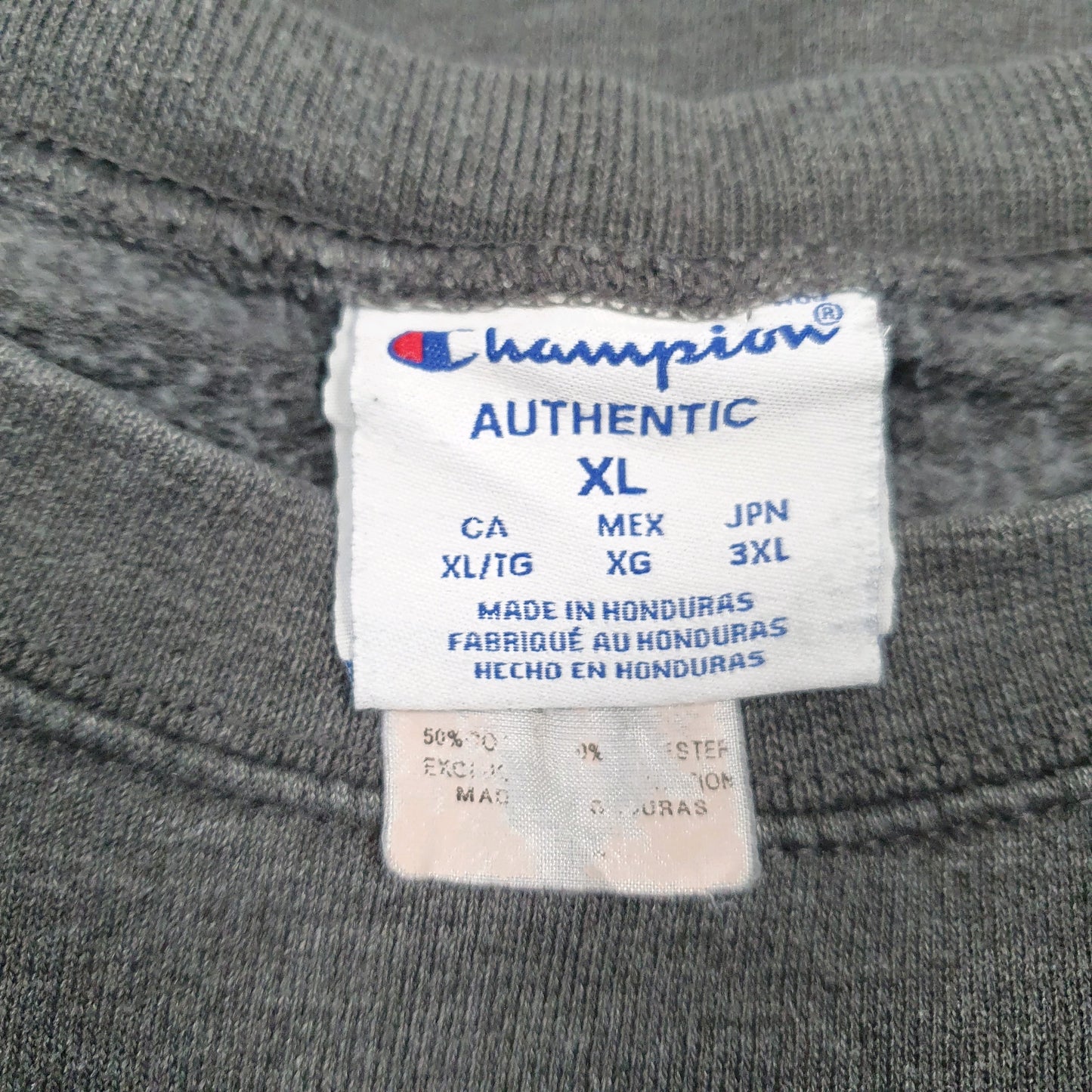 Mens Grey Champion  Crewneck Jumper