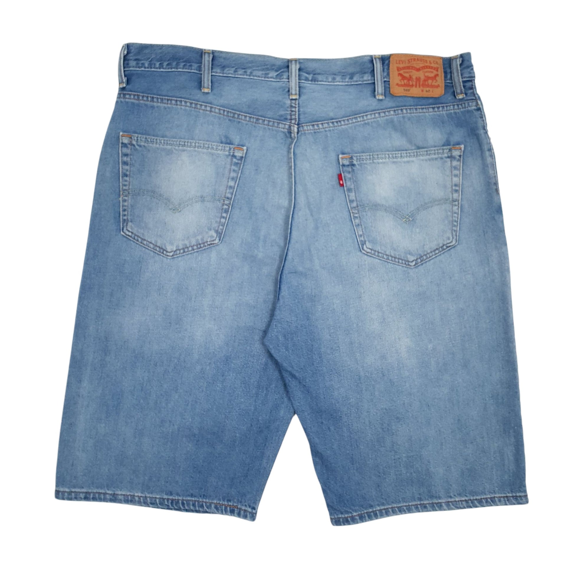 Mens Blue Levis 569 Hoodie Shorts