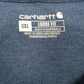 Mens Blue Carhartt  Hoodie T Shirt