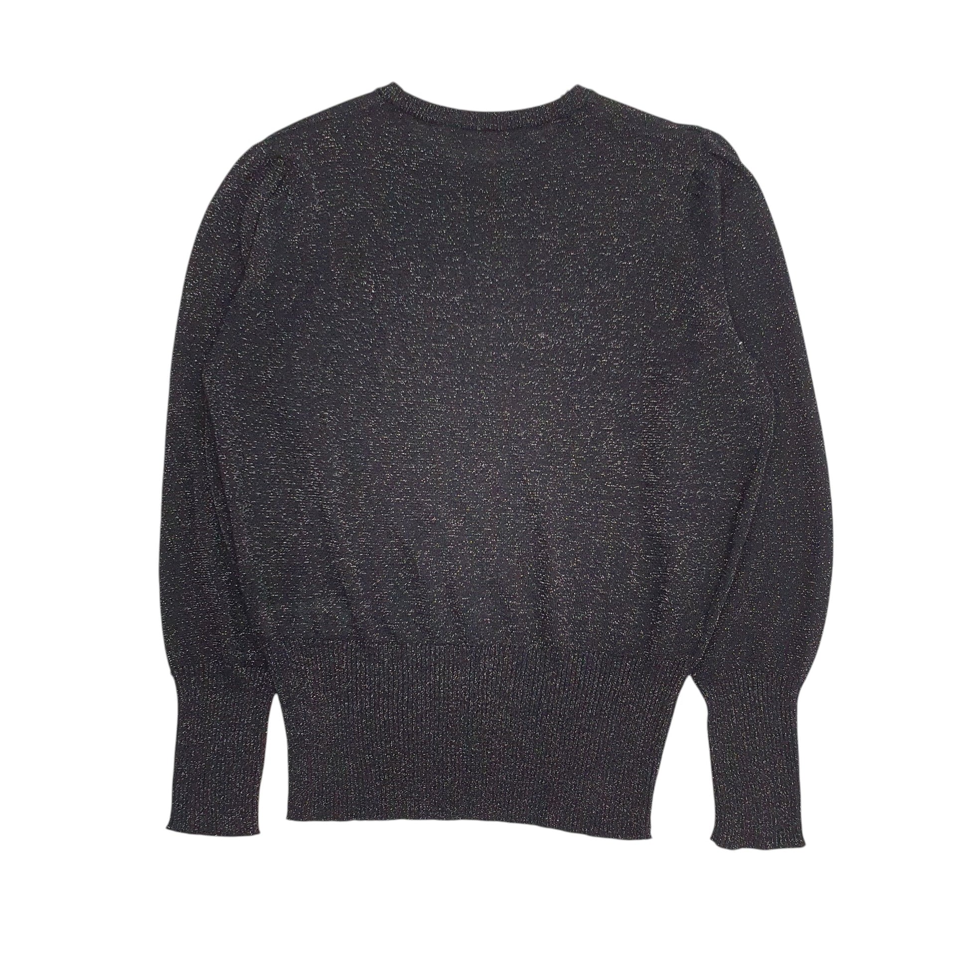 Womens Black M&S  Crewneck Jumper