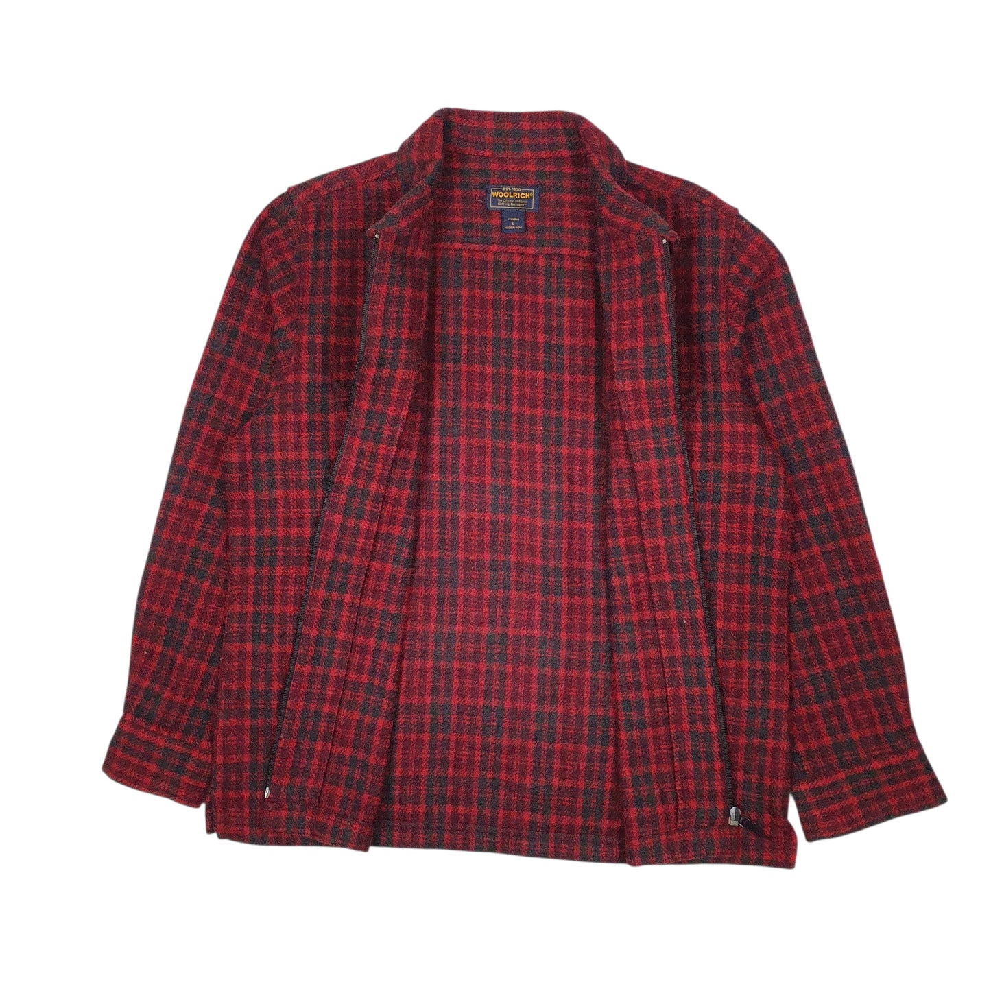 Womens Red Woolrich Plaid Mackinaw Cruiser  Coat