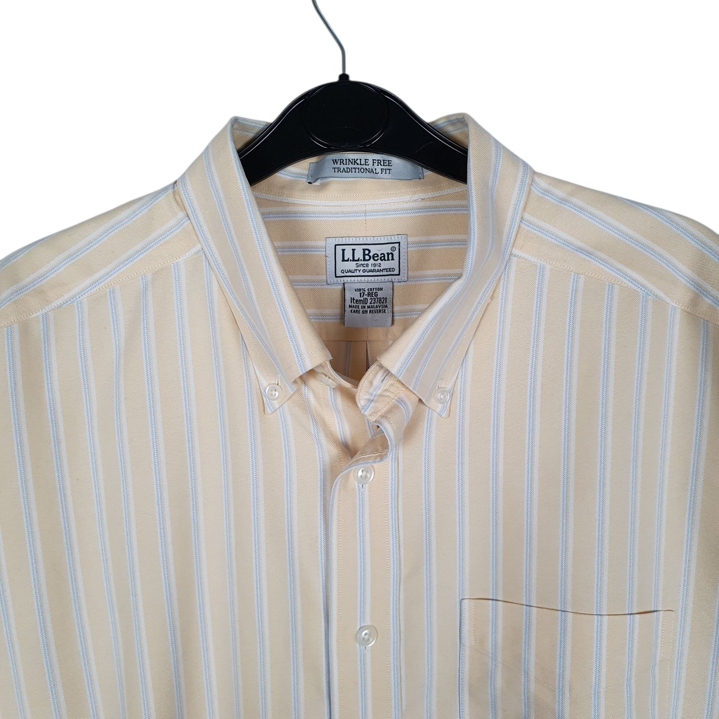 Mens Yellow L.L.Bean   Shirt