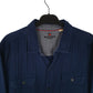 Mens Navy Woolrich Thick Flannel  Shirt