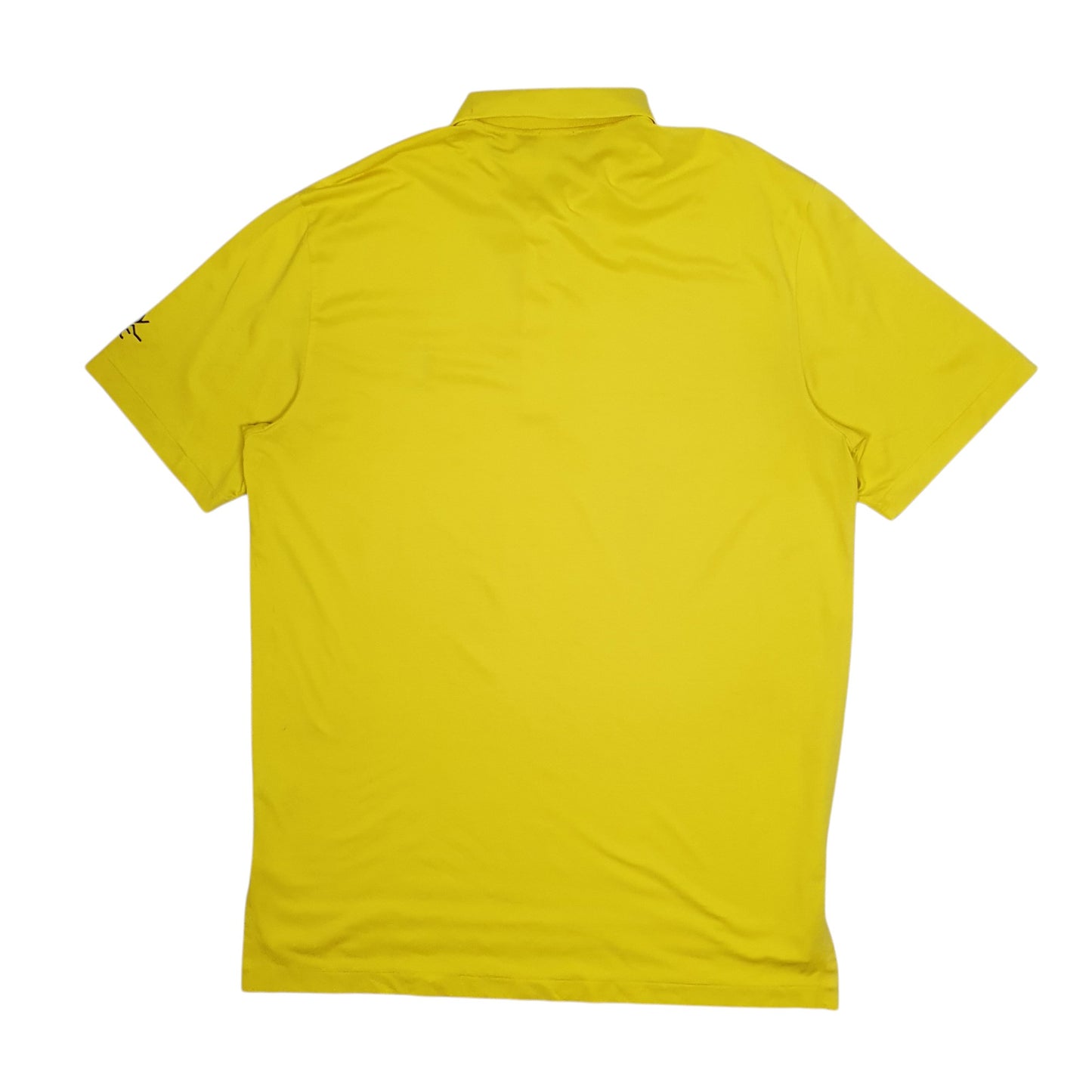 Mens Yellow Polo Ralph Lauren Golf Performance  Polo Shirt