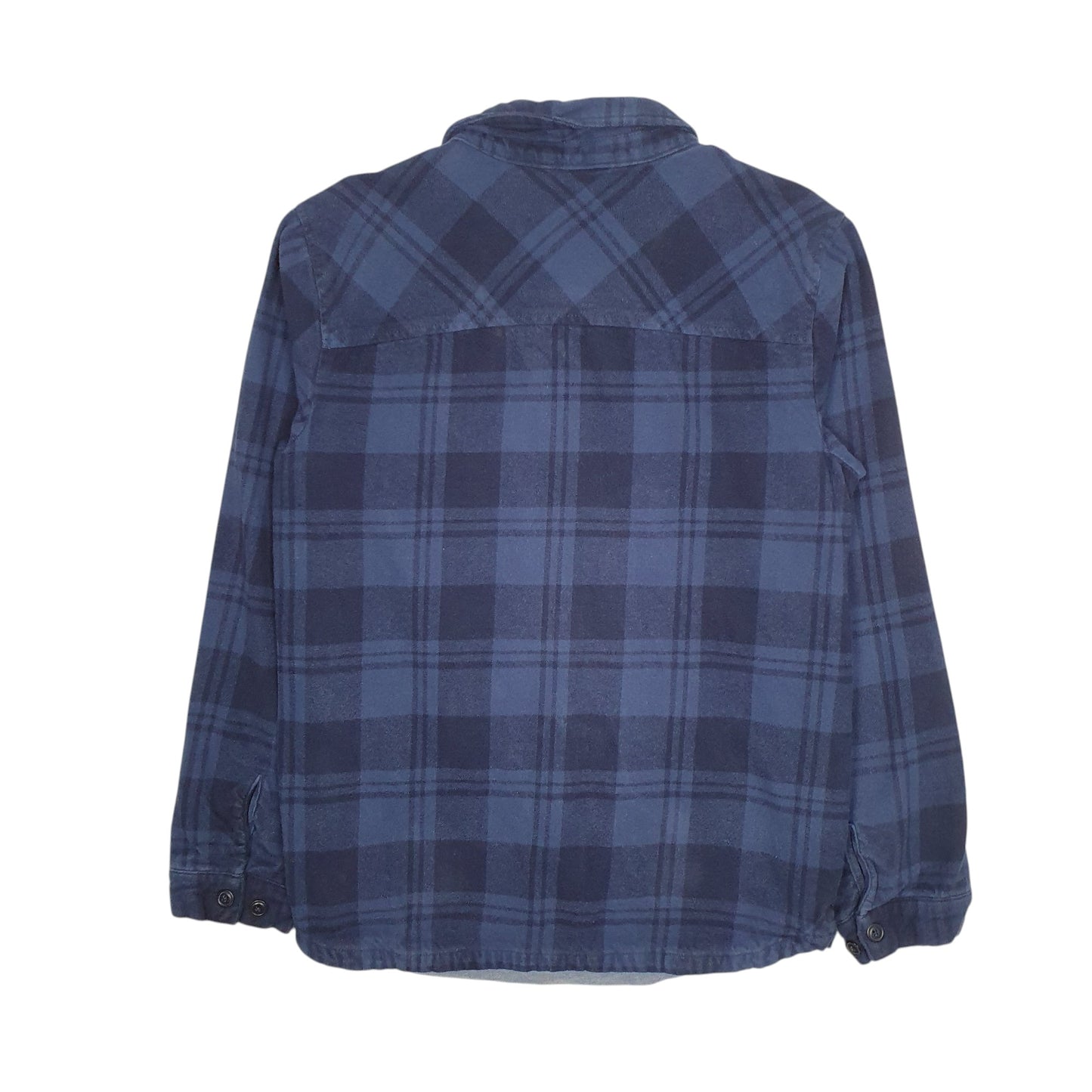 Mens Navy Levis Plaid Overshirt  Coat