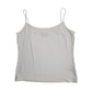 Womens White M&S Vest Top Short Sleeve T Shirt