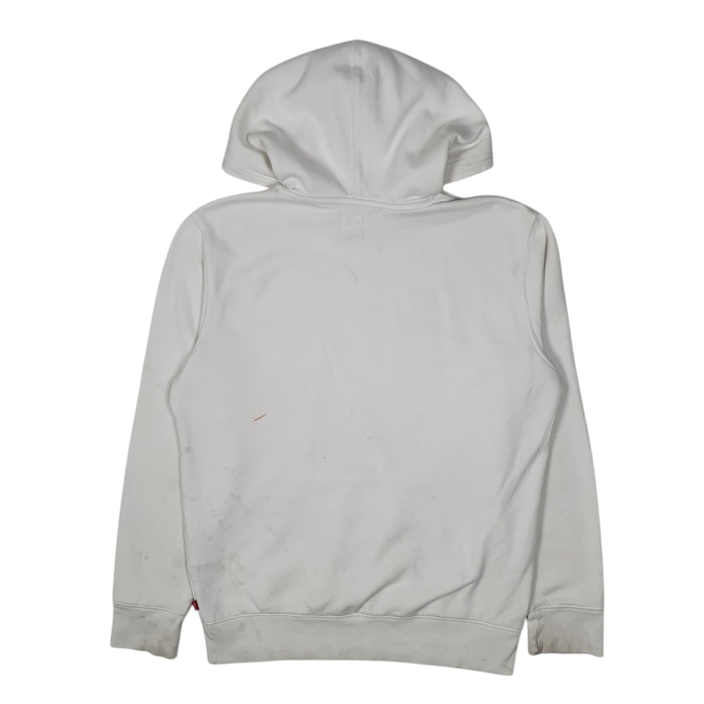 Mens White Levis  Hoodie Jumper