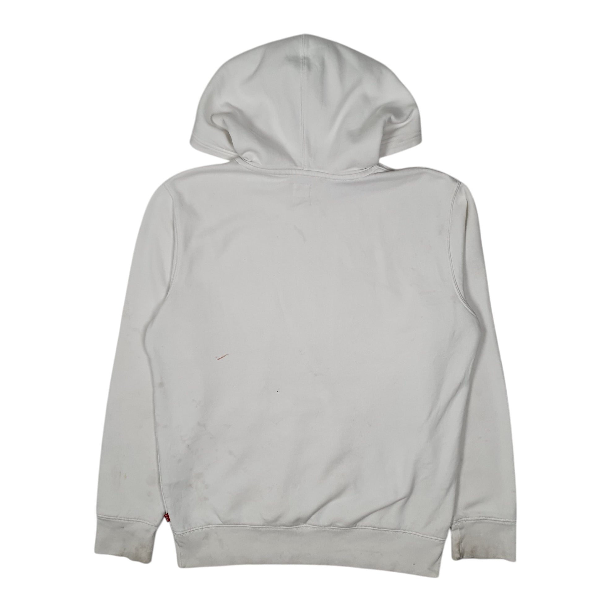 Mens White Levis  Hoodie Jumper