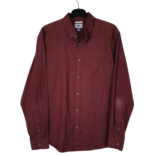 Mens Burgundy Old Navy  Long Sleeve Shirt