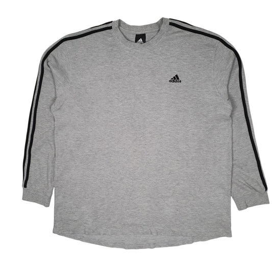 Mens Grey Adidas  Crewneck Jumper