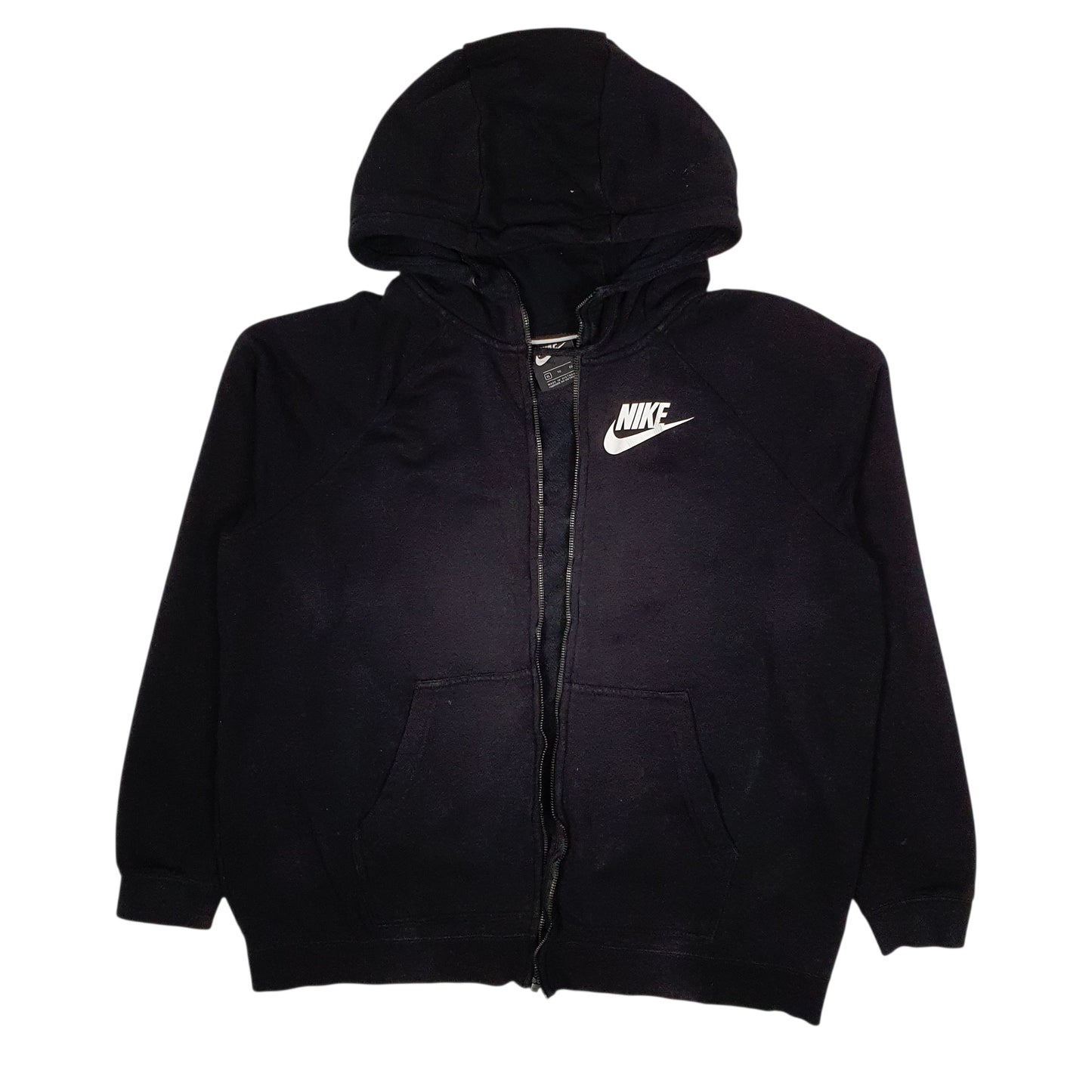 Mens Black Nike Hoodie Full Zip Jumper