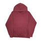 Mens Burgundy Route One  Hoodie Jumper