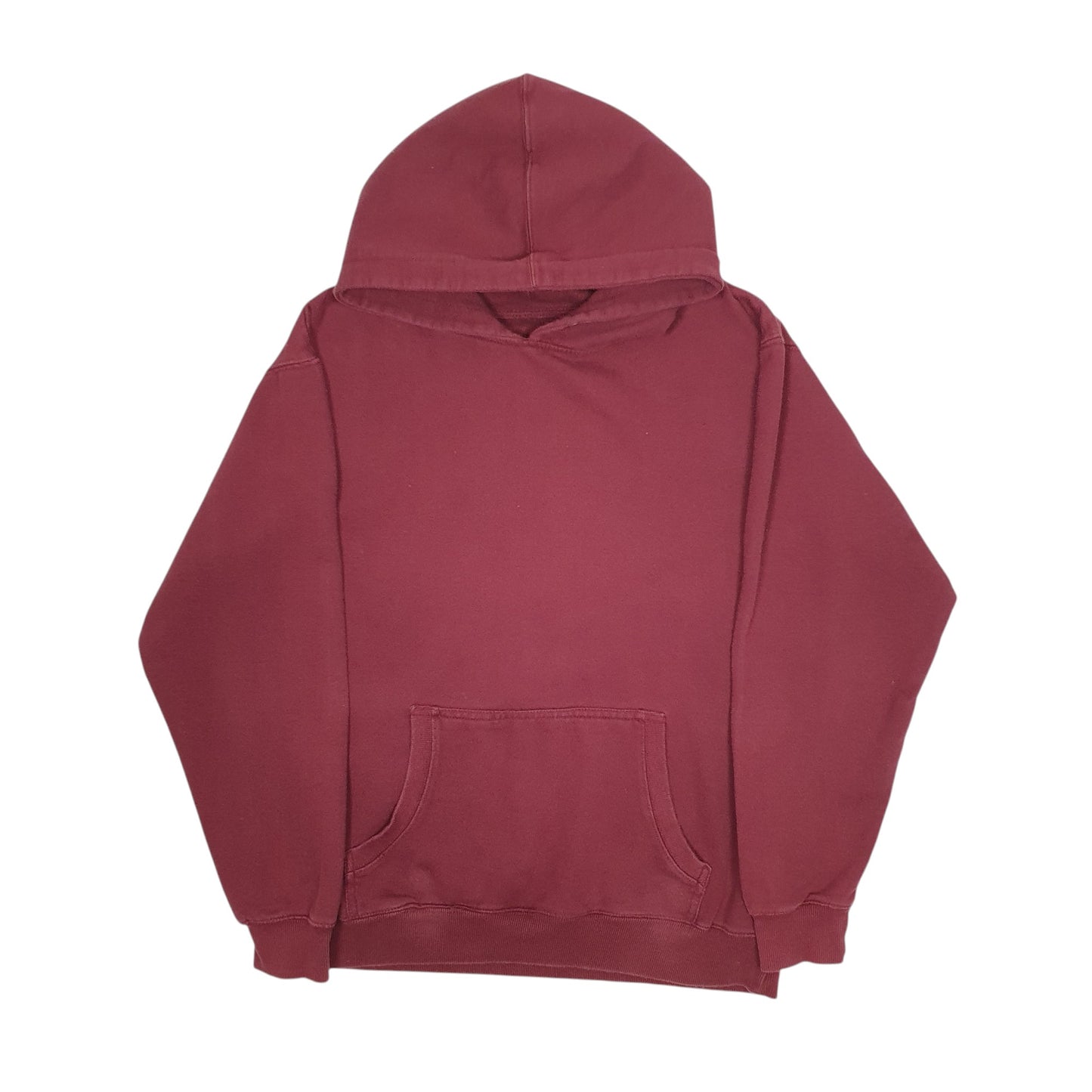 Mens Burgundy Route One  Hoodie Jumper