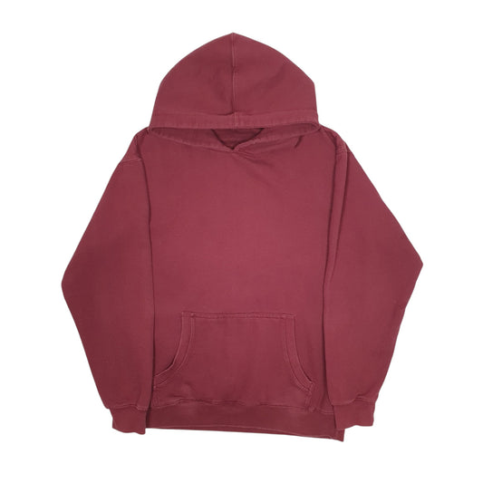 Mens Burgundy Route One  Hoodie Jumper
