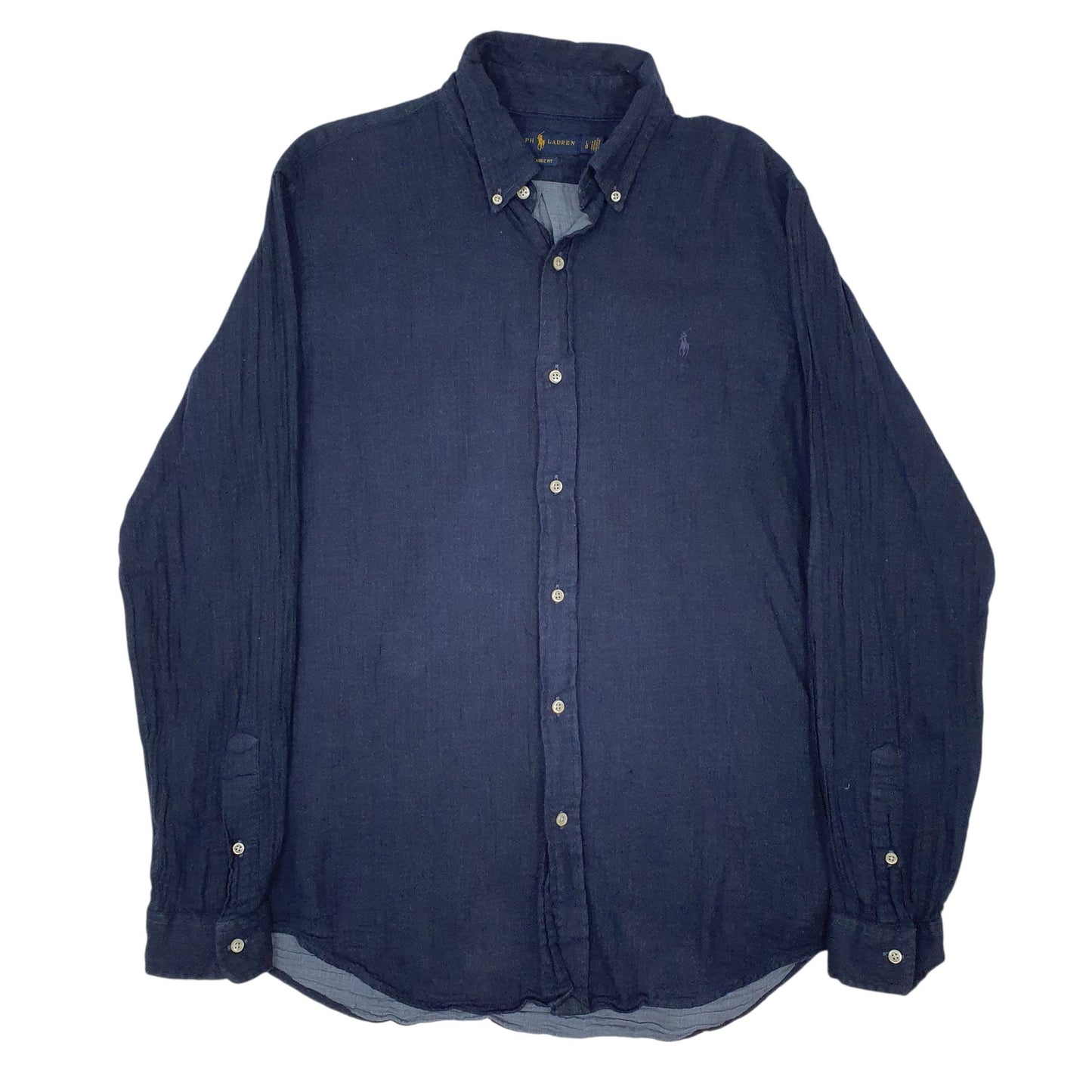 Mens Navy Ralph Lauren  Long Sleeve Shirt