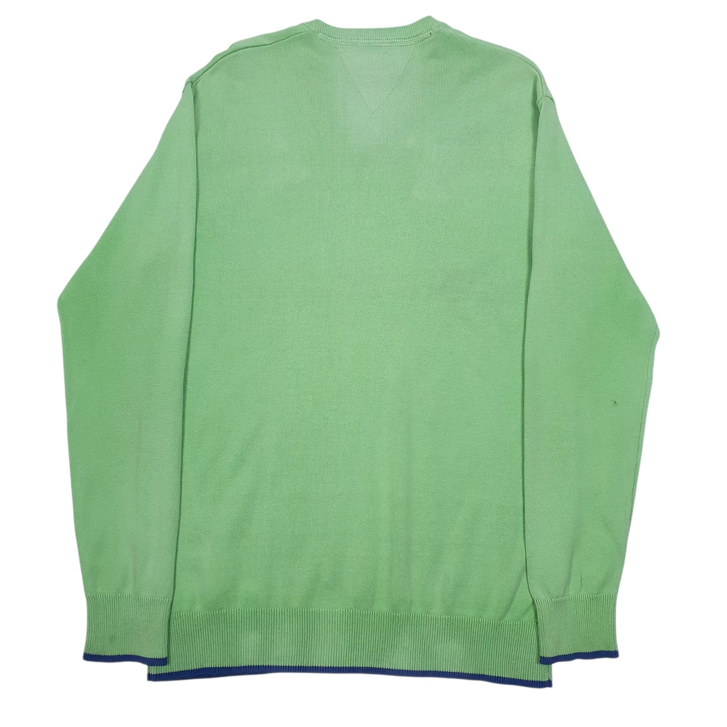 Womens Green Tommy Hilfiger  V Neck Jumper