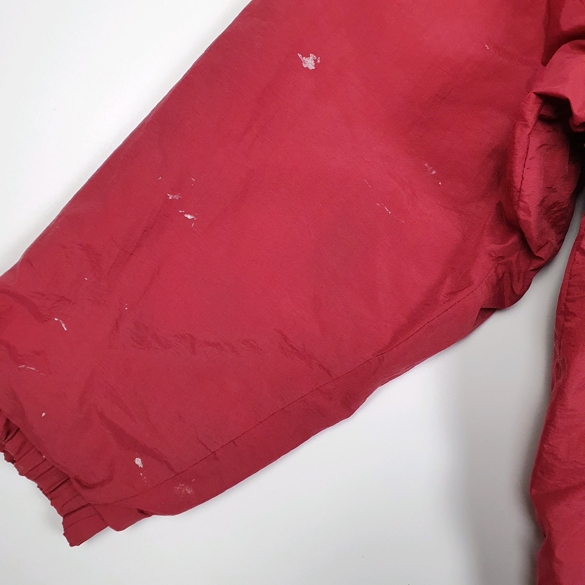 Mens Red Starter San Francisco 49ers NFL Vintage 90s Full Zip Coat
