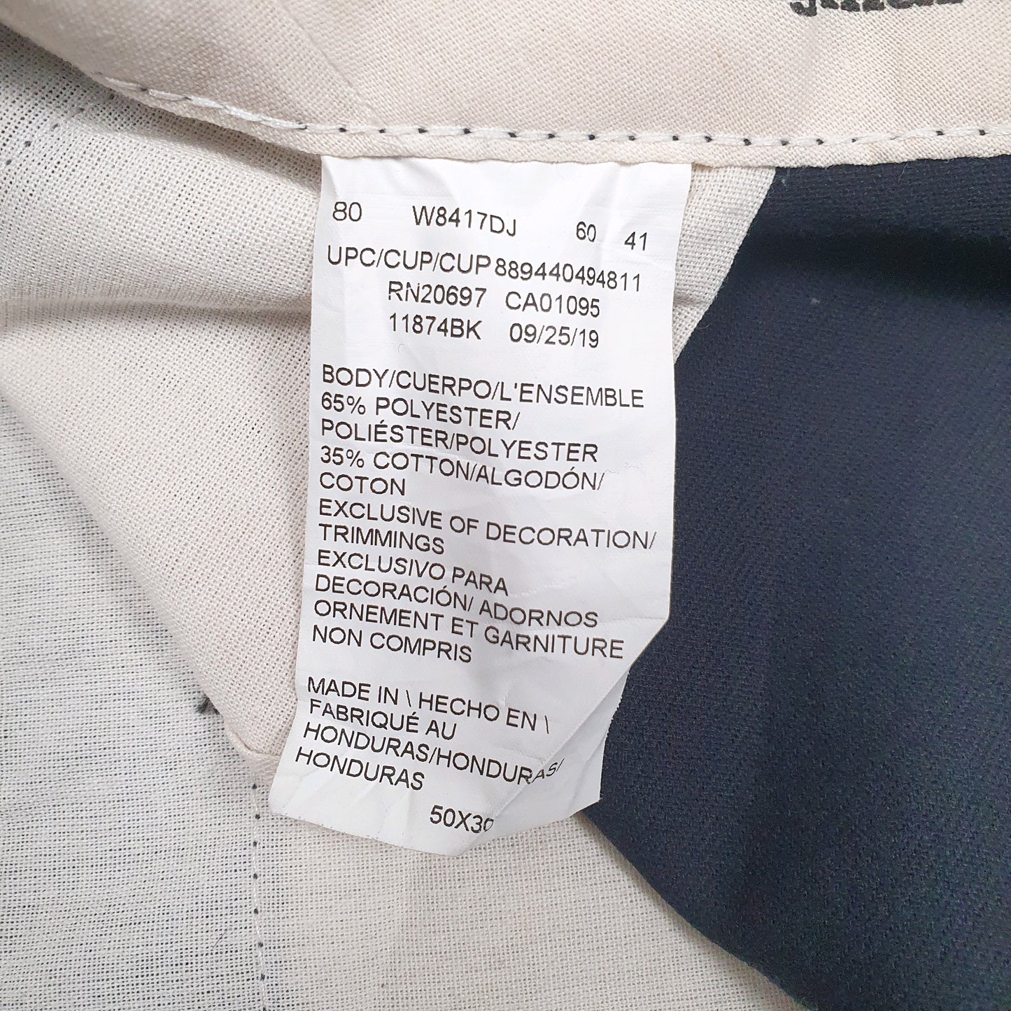 Mens Black Dickies   Trousers