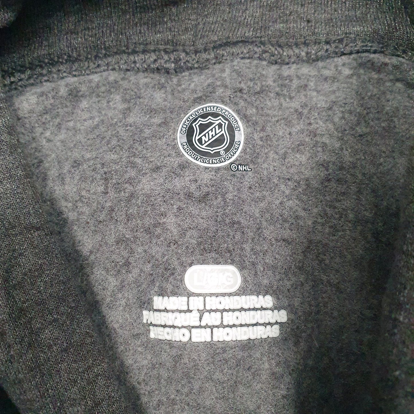 Mens Grey NHL Vegas Golden Knights Hoodie Jumper