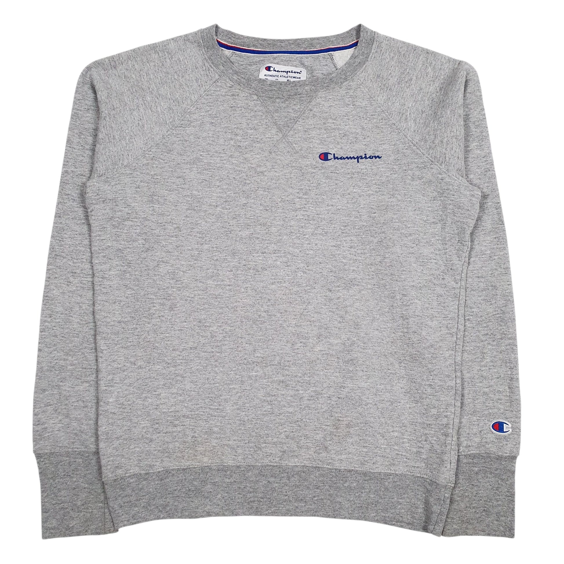 Mens Grey Champion  Crewneck Jumper