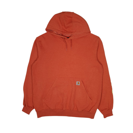 Mens Orange Carhartt  Hoodie Jumper