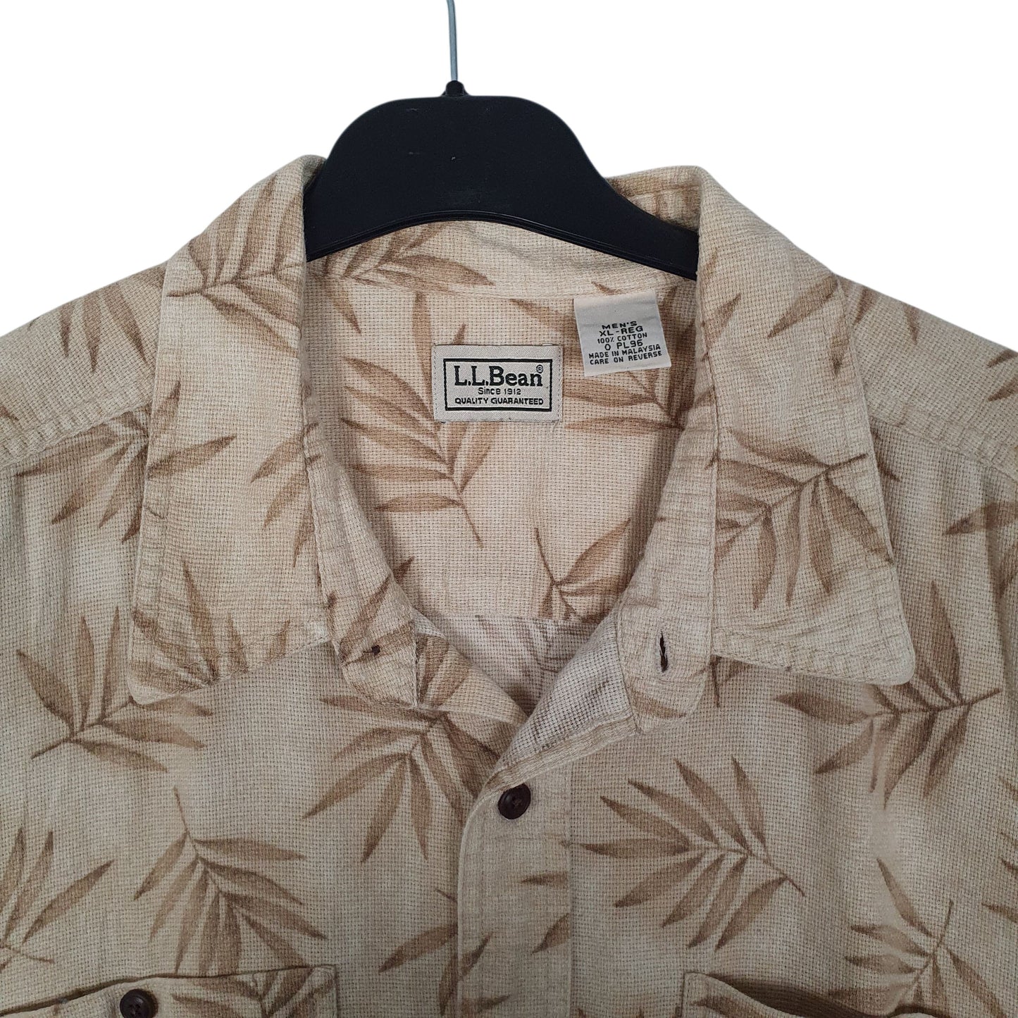 Mens Beige L.L.Bean   Shirt