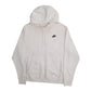 Mens White Nike  Hoodie Jumper