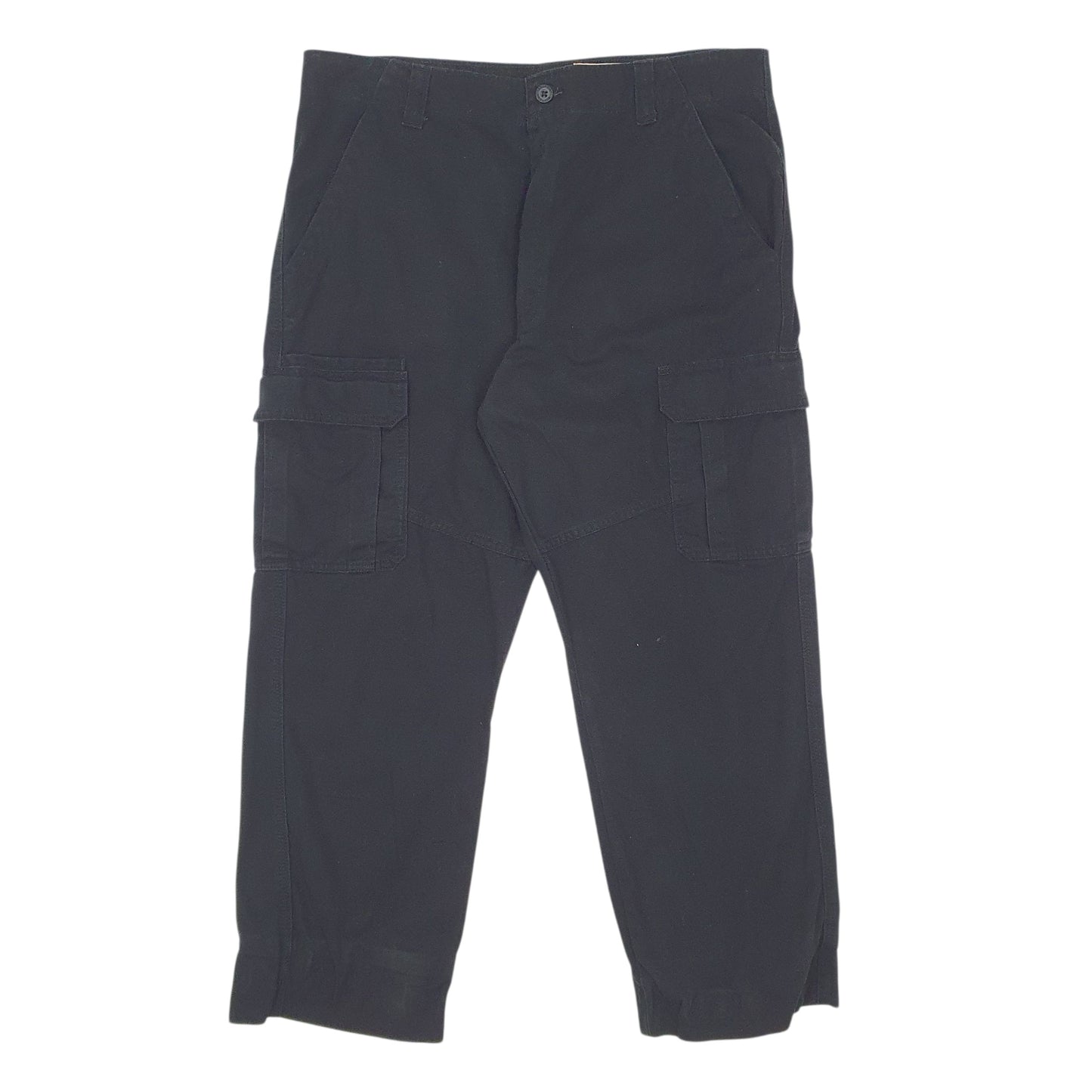 Mens Black Wrangler  Cargo Trousers