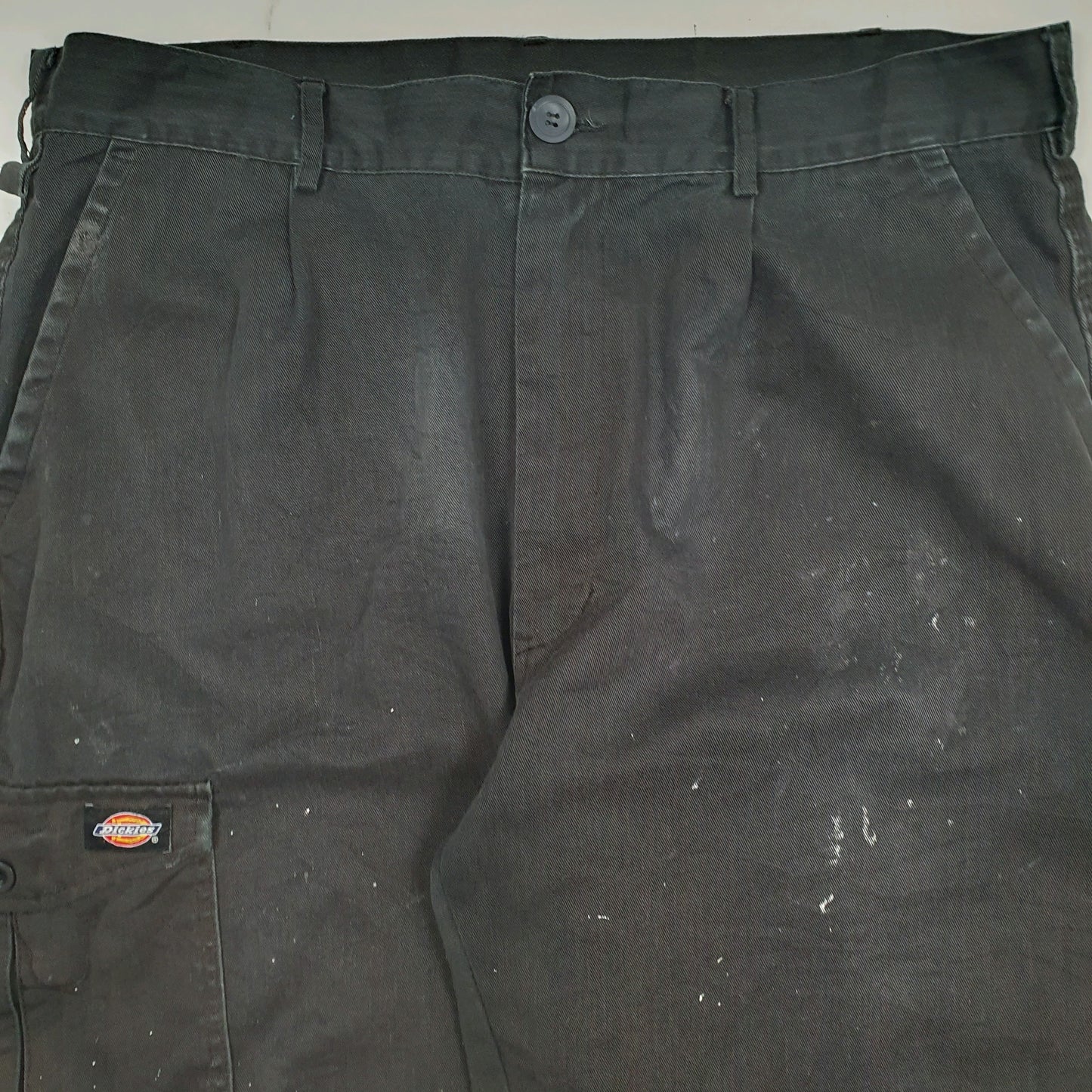 Mens Black Dickies Workwear  Trousers