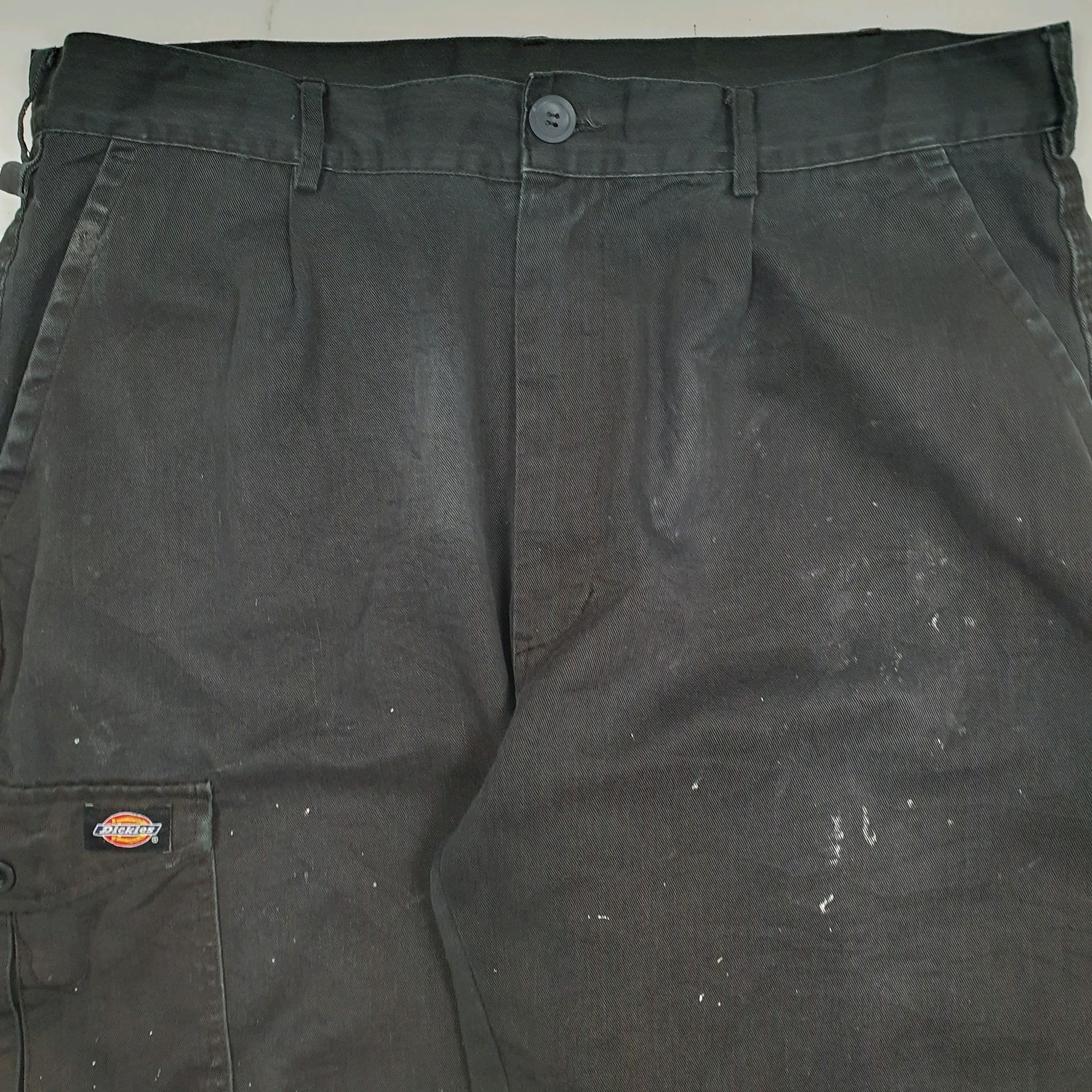 Mens Black Dickies Workwear  Trousers