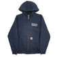 Mens Navy Carhartt  Full Zip Jumper