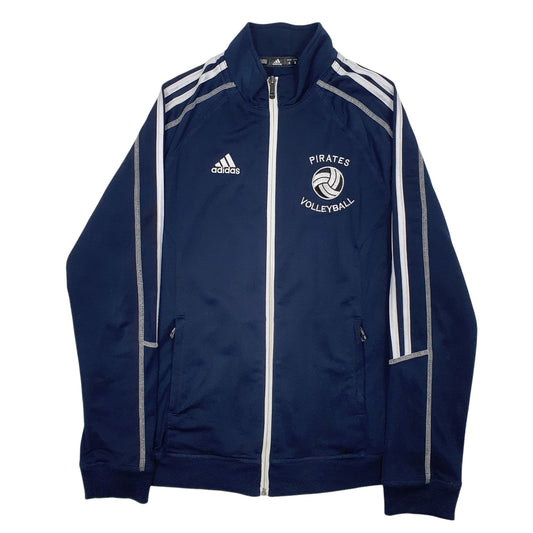 Mens Navy Adidas Active Wear Pirates Volleyball Full Zip Jumper