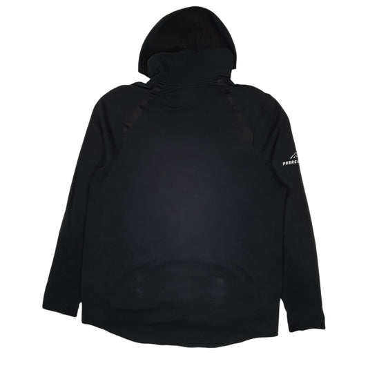 Mens Black Nike Dri Fit Hoodie Full Zip Jumper