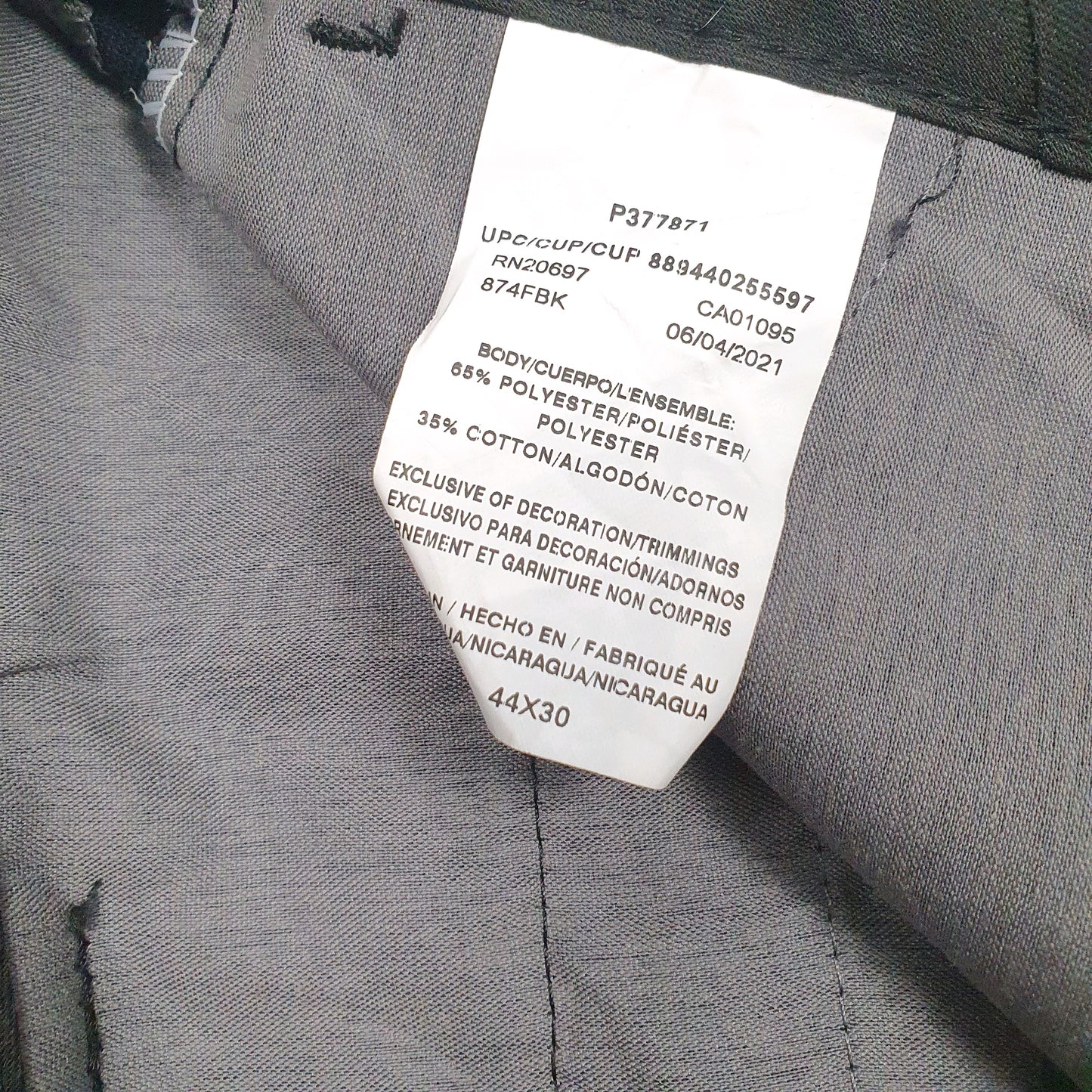 Mens Black Dickies 874 Workwear  Trousers